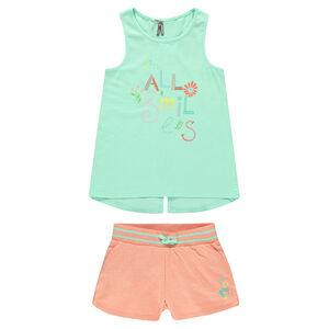 Junior - Pyjama débardeur printé et short  
