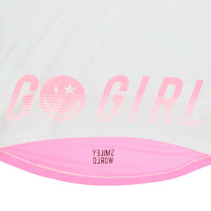 Sweat en molleton court à message printé Smiley 