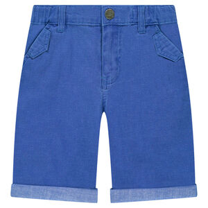 Bermuda surteint en coton fantaisie 