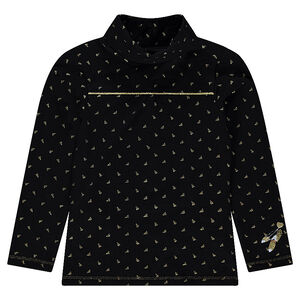 Sous-pull col roulé avec all-over glitter 