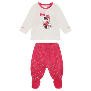 Pyjama en velours bicolore Disney print Minnie 