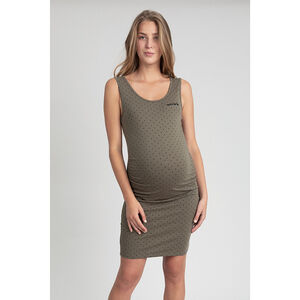 Robe de grossesse sans manches fluide 