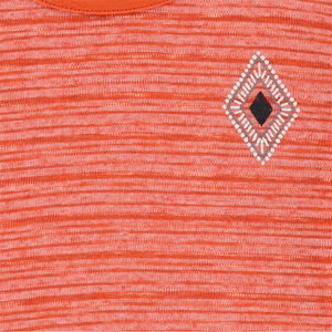 Tee-shirt manches longues effet rayé avec print fantaisie 