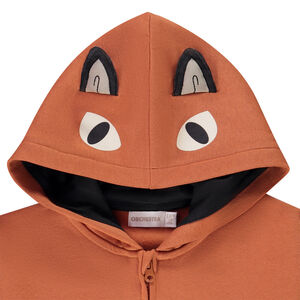 Gilet molletonné à capuche ludique garçon 