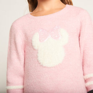 Robe manches longues en tricot Minnie Disney fille 