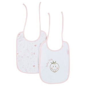 Set de 2 bavoirs en jersey Smiley 