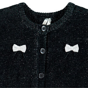 Veste en maille brillante doublée sherpa 