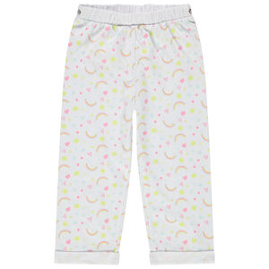 Pyjama en jersey print licorne et arcs-en-ciel 