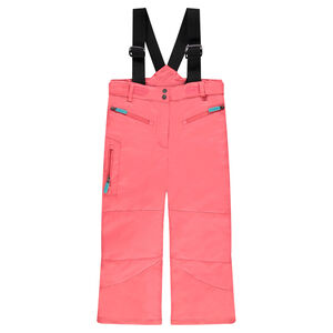 Pantalon de ski uni à bretelles élastiquées amovibles 