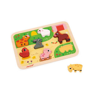 Puzzle Chunky à la ferme  