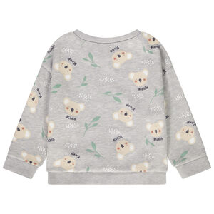 Sweat oversize en molleton imprimé fantaisie pour bébé garçon 
