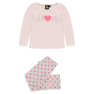 Pyjama long en velours Smiley 