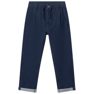 Pantalon droit à cordons de serrage 