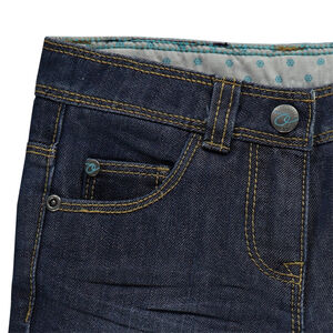 Jeans coupe droite effet used 