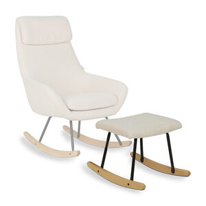 Repose pied Hocker Rocker Rocking chair Nordic & Basic Beige 