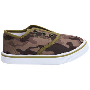 Baskets basses en toile imprimé camouflage pour bébé garçon 