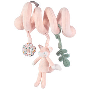 Spirale d'activités en velours avec peluches amovibles 