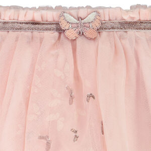 Jupe volumineuse en tulle motif papillons fille 