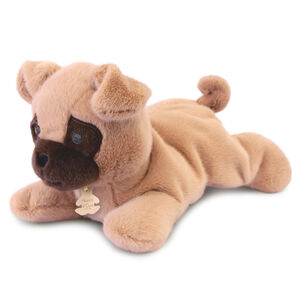 Peluche lestée Les P’tits Relax 30CM Chien Beige 