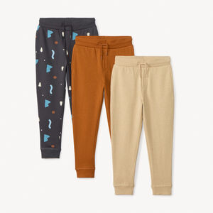 Lot de 3 joggings molleton fantaisie garçon 