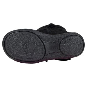 Bottines en cuir suédé avec tige fluide et lien fantaisie du 24 au 27 