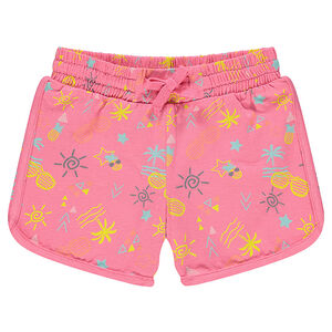 Short en jersey avec imprimé fantaisie all-over 