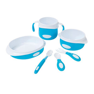 Set repas 6 pièces - Bleu 