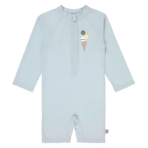Maillot de bain manches longues T98 (25-36 mois) Ice Cream Illusion Blue 