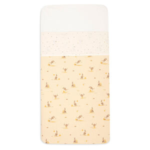 Drap-housse berceau 75X100CM Kangaroots & Dusty Dots 