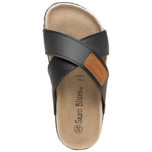 Mules à brides effet cuir 