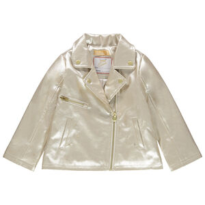 Perfecto effet cuir doublé satin 