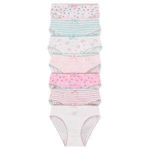 Lot de 7 culottes en coton assorties 