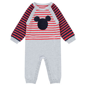 Combinaison longue en tricot stylé rétro avec serti Mickey Disney 