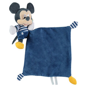 Doudou plat avec peluche Mickey 