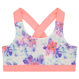 Junior - Brassière de sport imprimée fleurs 