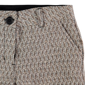 Short à chevrons en jacquard 