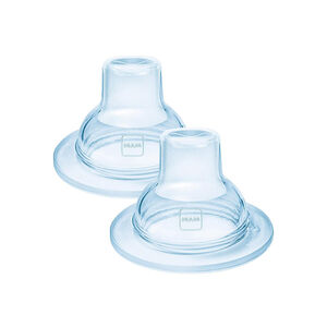 Lot de 2 tétines silicone bec antifuite 