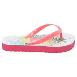 Tongs avec flamand rose printé et bride unie du 28 au 38 