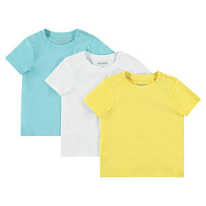 Lot de 3 tee-shirt manches courtes unis 