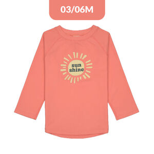 T-shirt Rashguard UV50+ 3-6M Sunshine Coral 