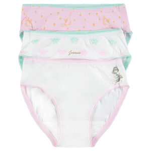 Lot de 3 culottes en coton print Jasmine Aladdin Disney 