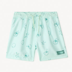 Short de bain imprimée noix de coco garçon 