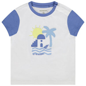 T-shirt manches courtes patchs arty pour bébé garçon 