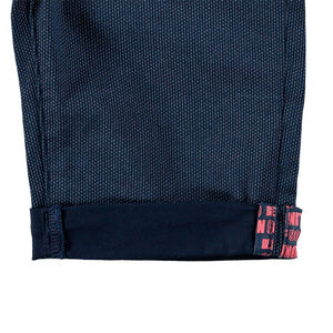 Bermuda en coton fantaisie à poches italiennes 