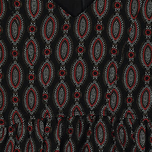 Tunique ample imprimée ethnique 