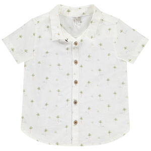 Chemise manches courtes en voile avec imprimé pour bébé garçon 