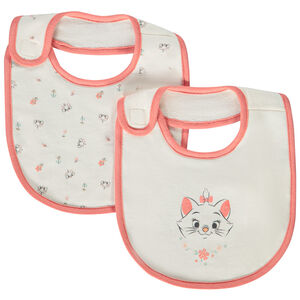Lot de 2 bavoirs à scratch Marie Disney pour bébé fille 