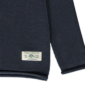 Pull en tricot fantaisie uni garçon 