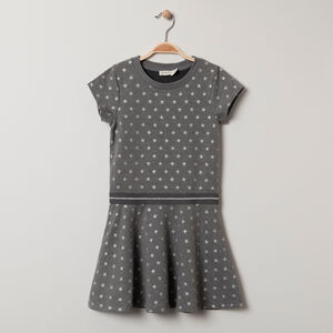 Robe manches courtes imprimée all-over  