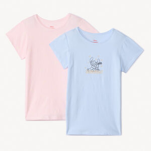 Lot de 2 maillots de corps Stitch Disney fille 